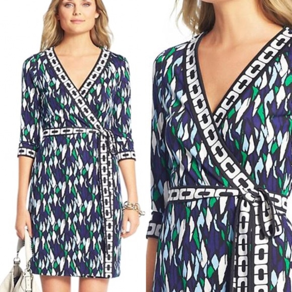 NWOT - dvf Julian two wrap dress.